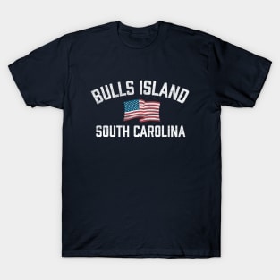 Bulls Island South Carolina SC USA Flag Patriotic T-Shirt